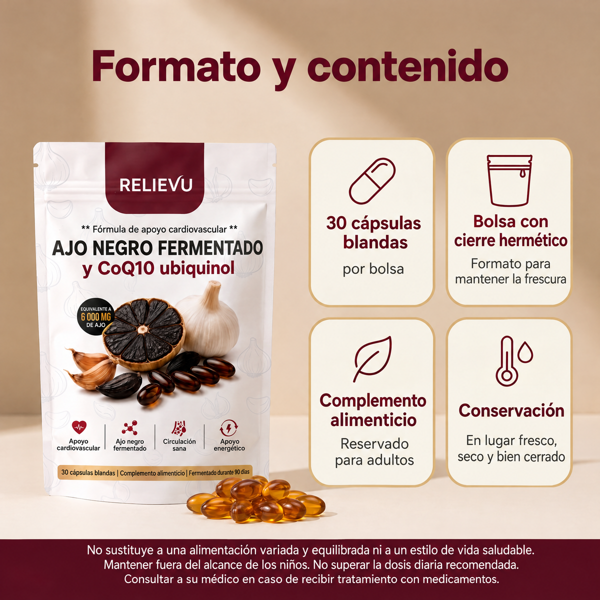 Ajo negro fermentado y CoQ10 ubiquinol — imagen 5