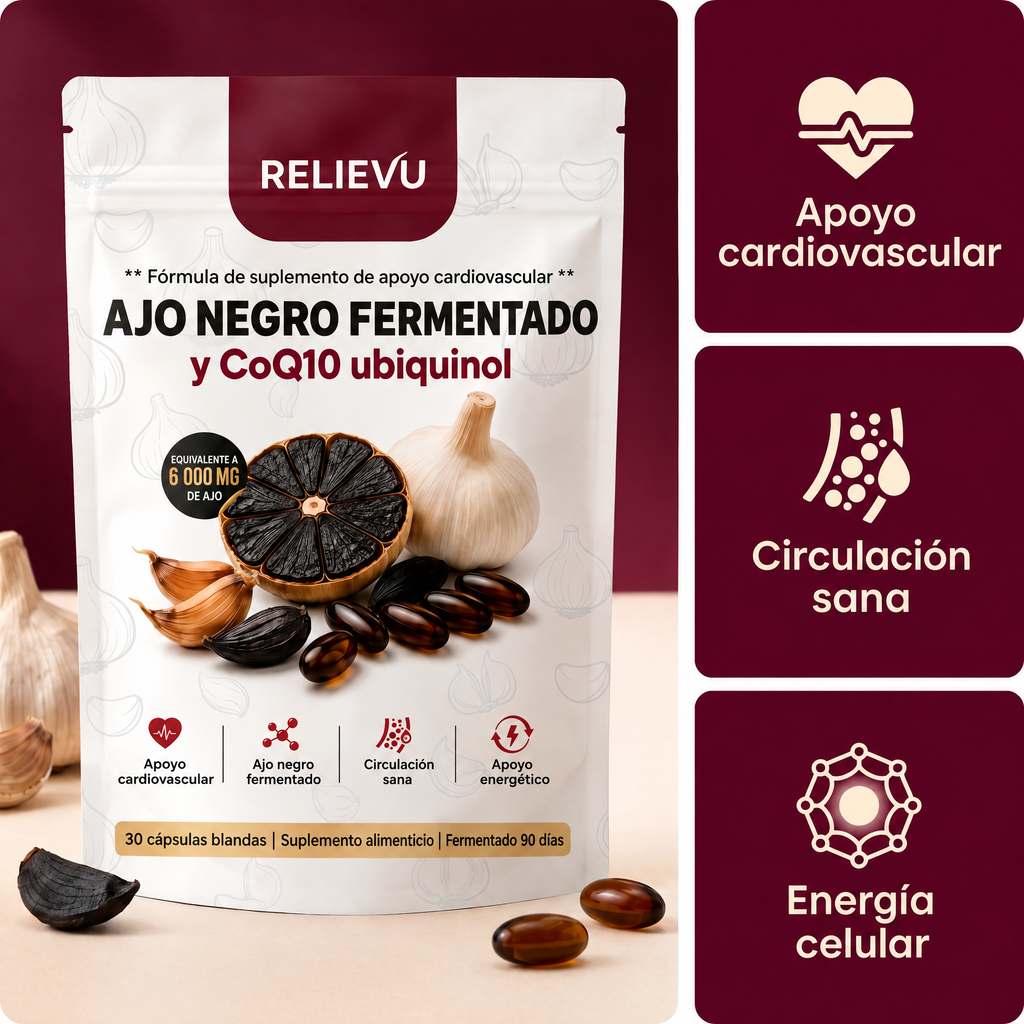 Ajo negro fermentado y CoQ10 ubiquinol — imagen 1