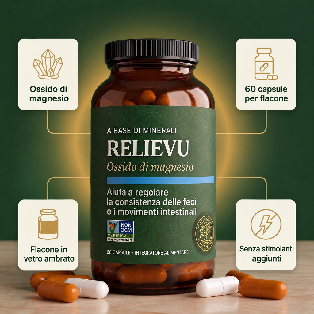 BowelRelief, capsule di ossido di magnesio — immagine 3