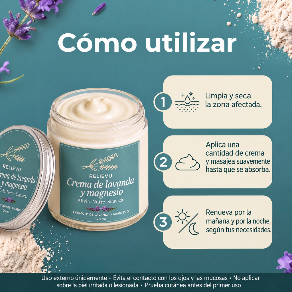 Crema para los nervios con lavanda y magnesio — imagen 4