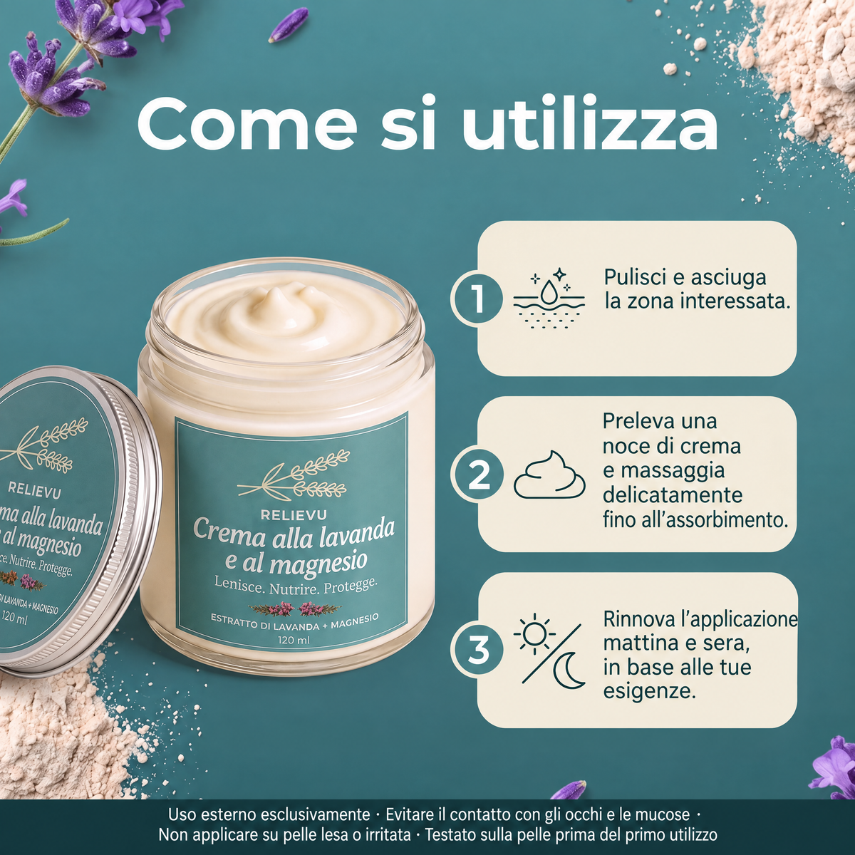 Crema per i nervi alla lavanda e al magnesio — immagine 4