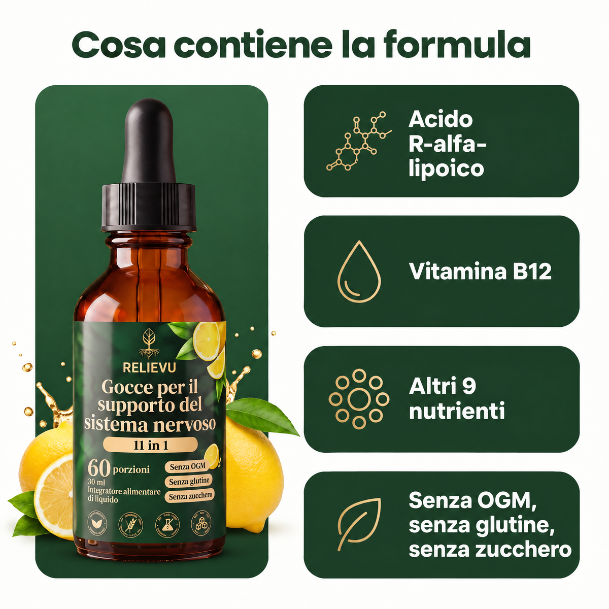 Gocce per il supporto del sistema nervoso 11 in 1 — immagine 2