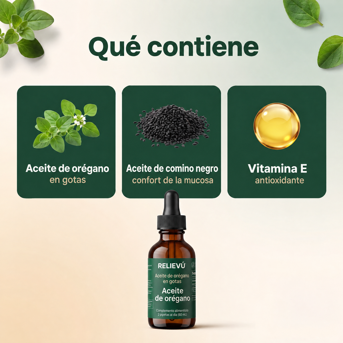 Aceite de orégano en gotas — imagen 2