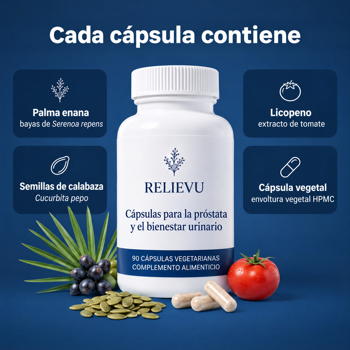 Cápsulas para la próstata y el bienestar urinario — imagen 2