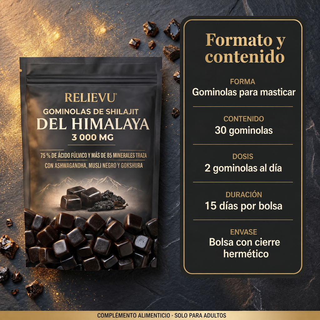 Gominolas de shilajit del Himalaya — imagen 5