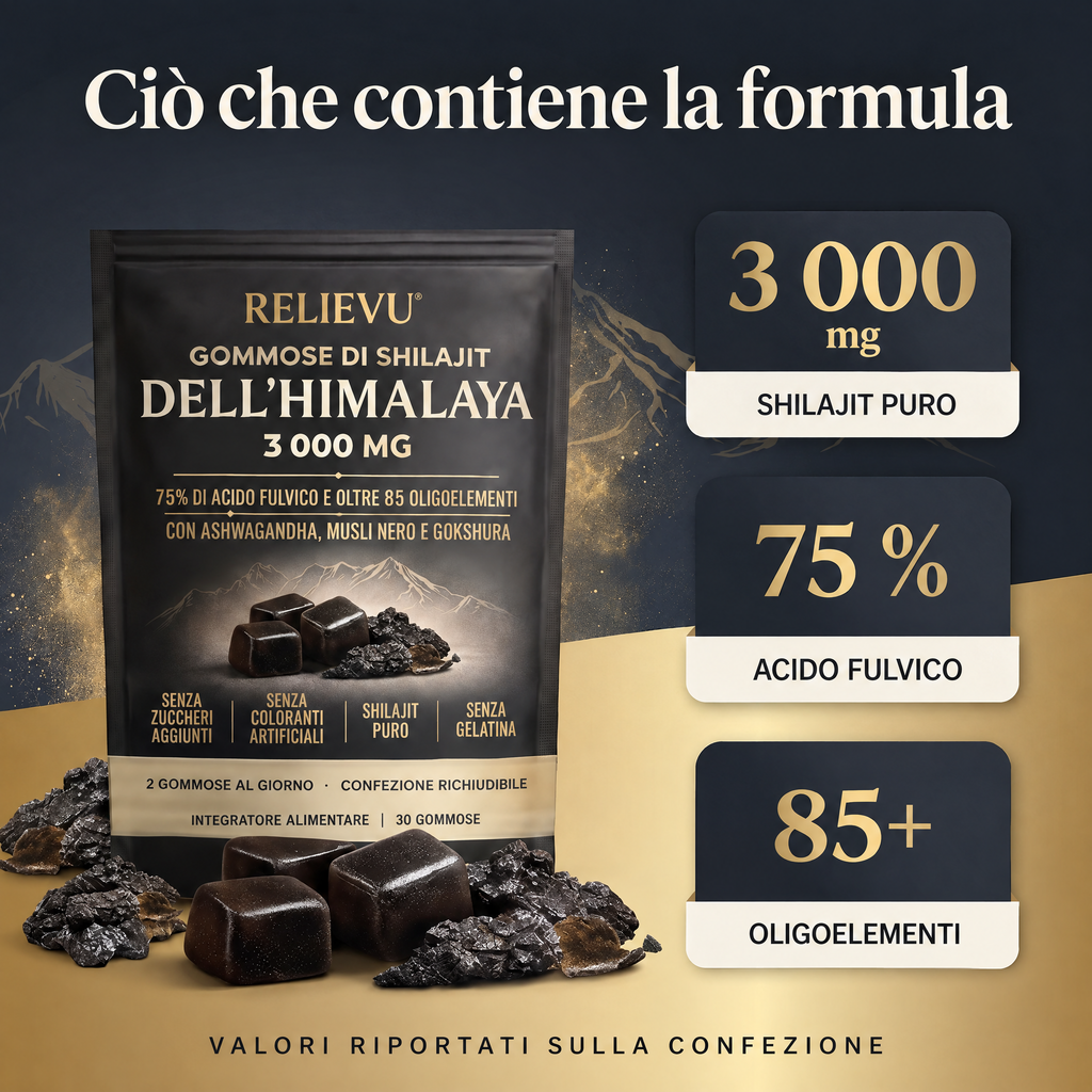 Gommose di shilajit dell’Himalaya — immagine 2