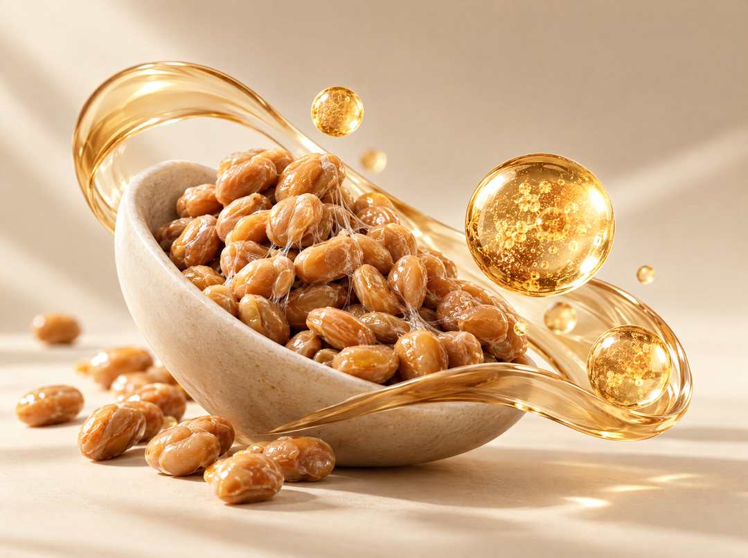 Nattokinase 10 000 FU — Nattokinase, composition abstraite.
