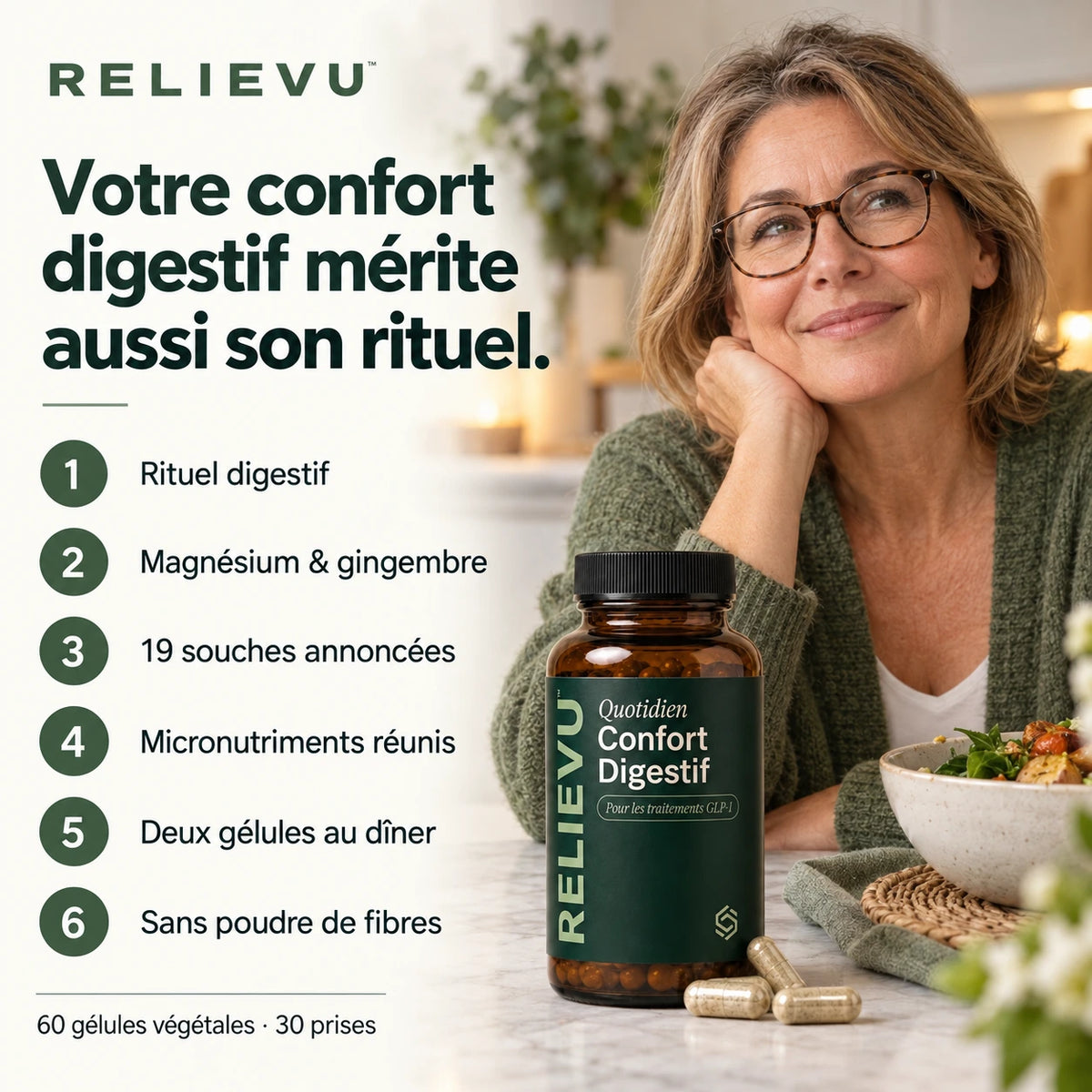 Magnésium, Gingembre Et Probiotiques GLP-1 — Le rituel et ses atouts