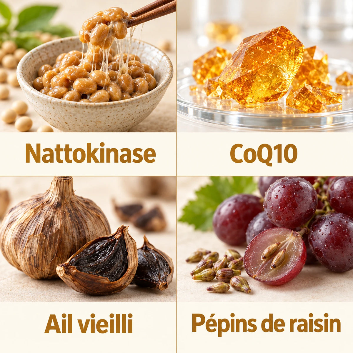 Nattokinase 10 000 FU Complexe 7 En 1 — Les ingrédients à découvrir