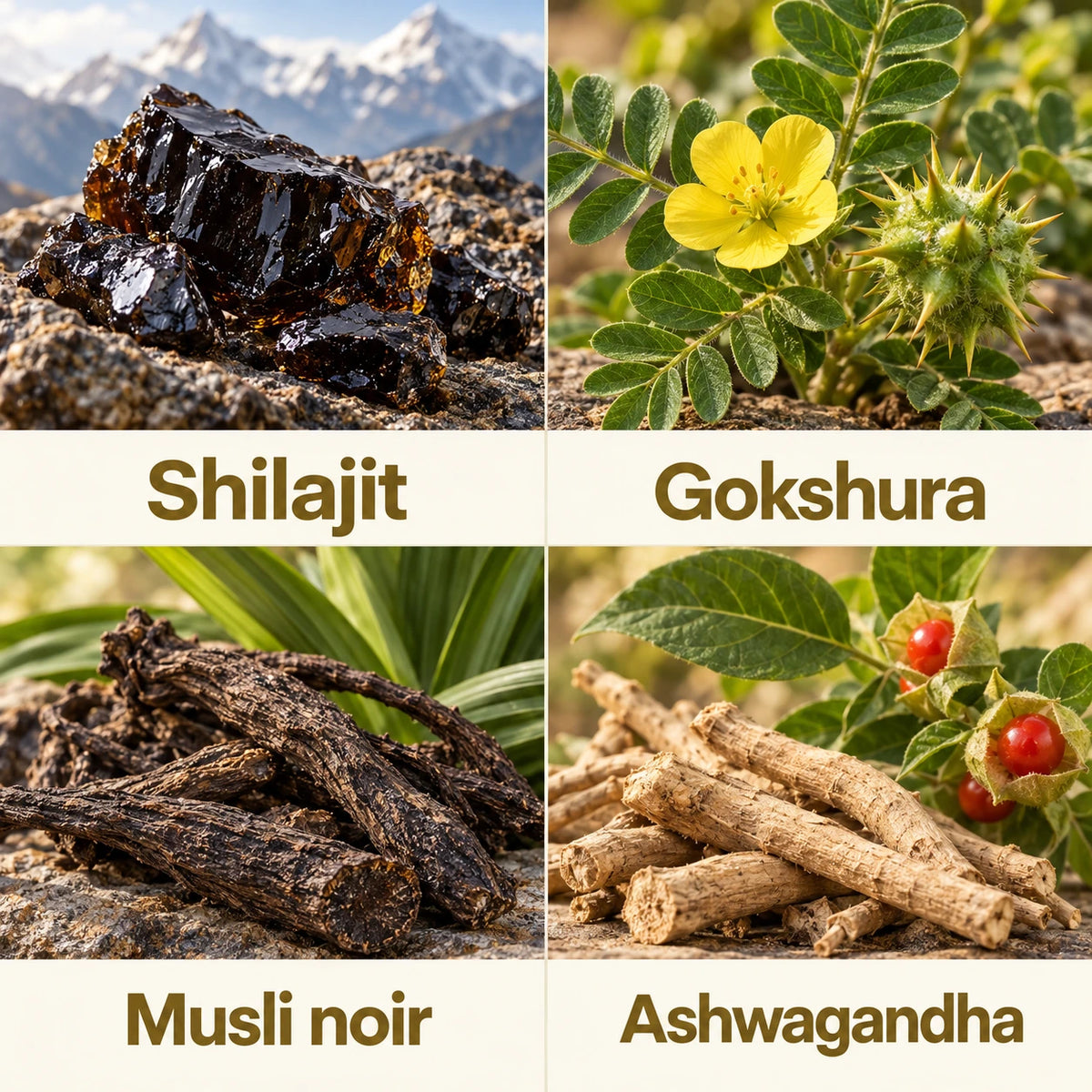 Shilajit Himalayen 3 000 mg — Les ingrédients à découvrir