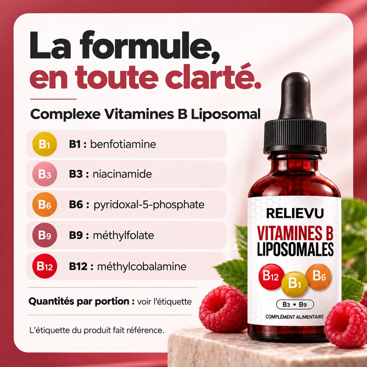 Complexe Vitamines B Liposomal — Composition et utilisation