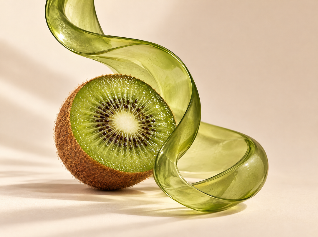 Regularity Reset, kiwi et magnésium — Extrait de kiwi, composition abstraite.