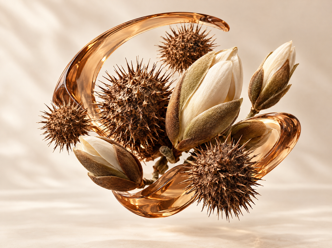 Patchs Aux Extraits Végétaux Pour Acouphènes — illustration : Lampourde & magnolia