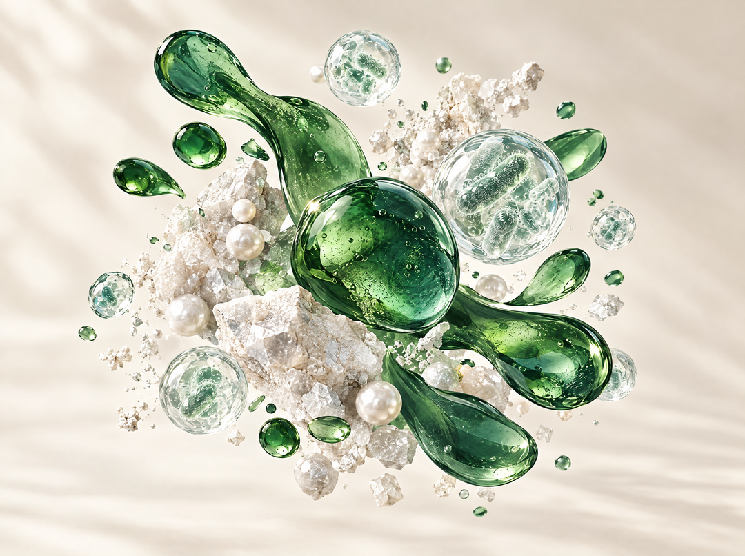 Formule Haleine Trois Sources — illustration : Zinc, chlorophylline & K12