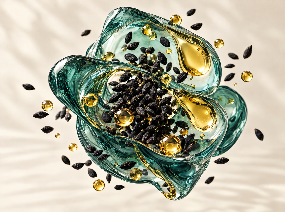 Complexe Lymphatique Liposomal — illustration : Huile de nigelle