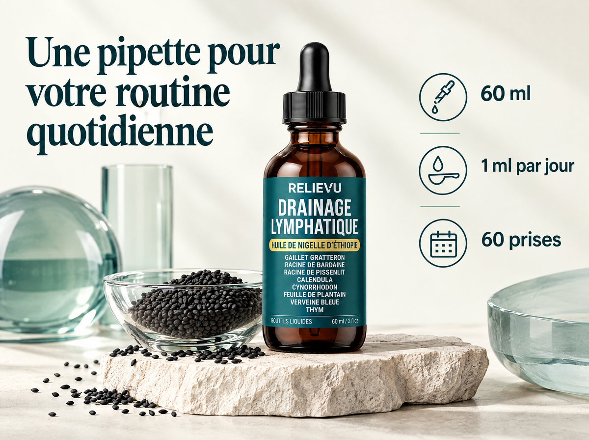 Complexe Lymphatique Liposomal — Une pipette pour votre routine quotidienne ; 60 ml ; 1 ml par jour ; 60 prises