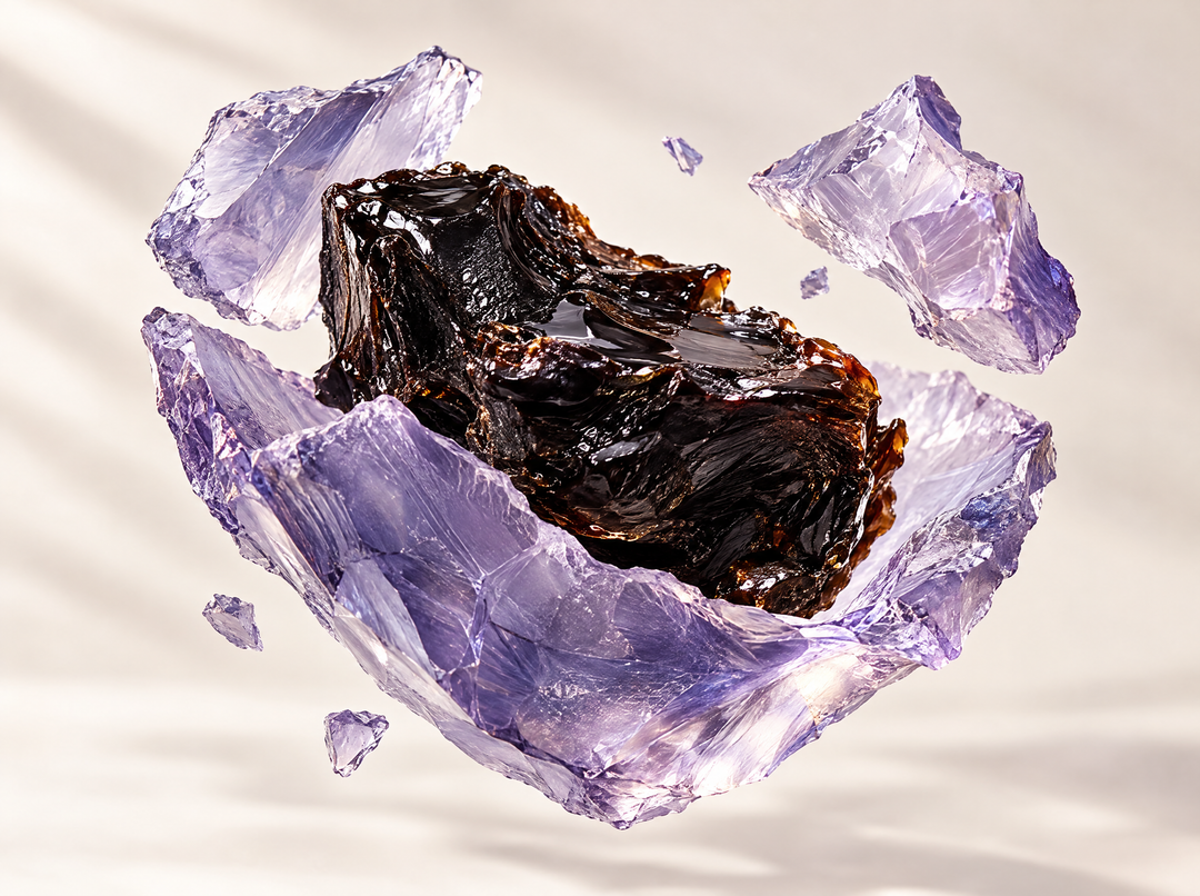 Shilajit, Perle Et Silice De Bambou — illustration : Shilajit purifié