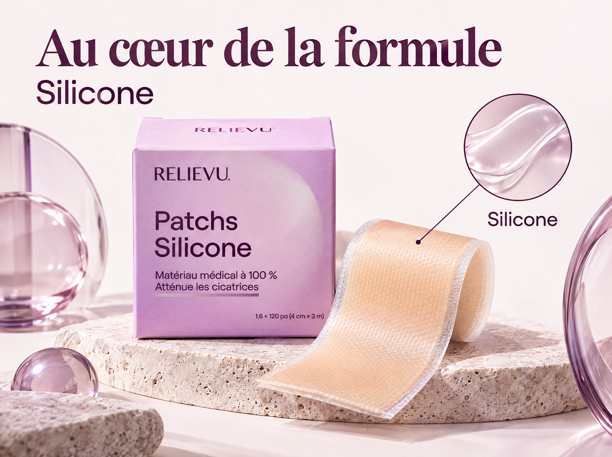 Patchs En Silicone 4 Cm × 3 M — Au cœur de la formule ; Silicone