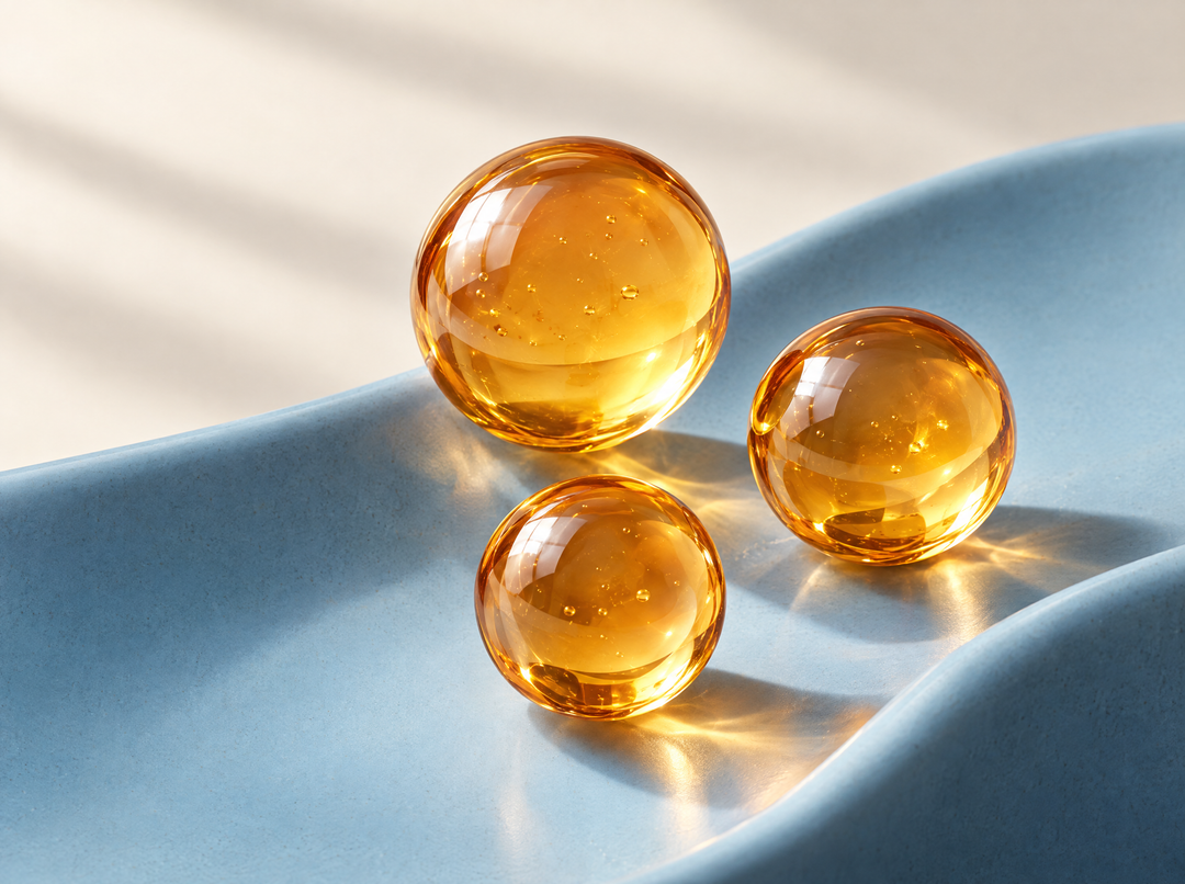 ClearVision, soutien nutritionnel des yeux du chien — Caroténoïdes, composition abstraite.