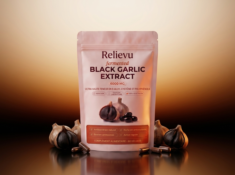Sachet Relievu Ail Noir Fermenté, visuel produit