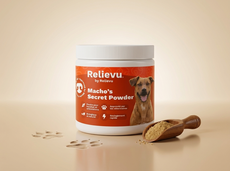 Pot Relievu poudre articulations pour chien, visuel produit