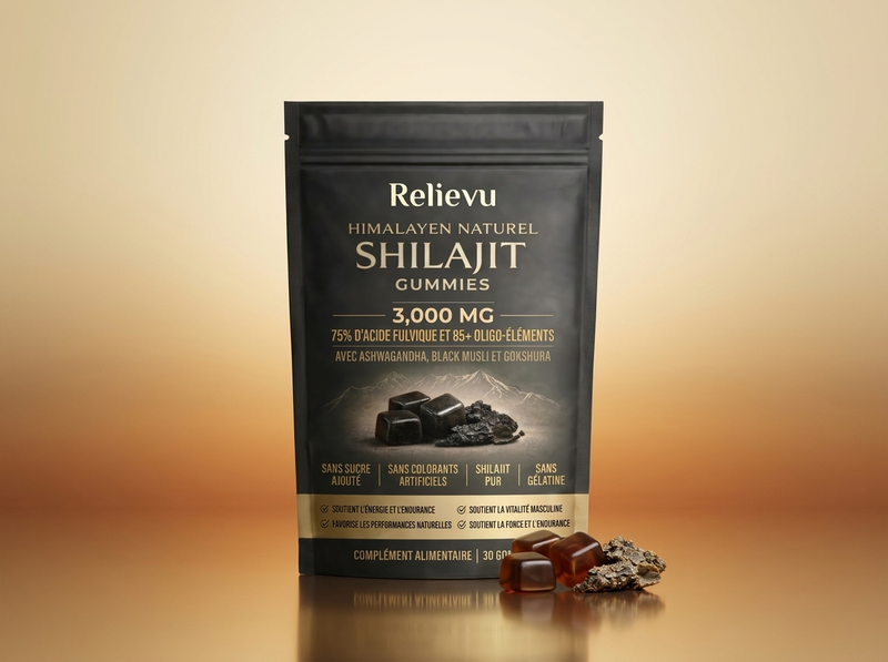 Sachet Relievu Shilajit, visuel produit